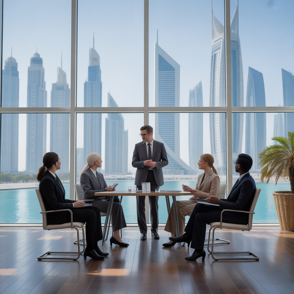 شعار التدريب التجاري في الإمارات